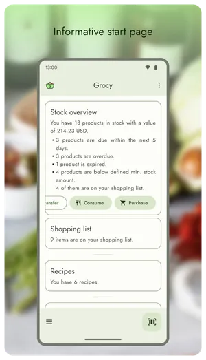 Grocy Selfhosted Grocery Management